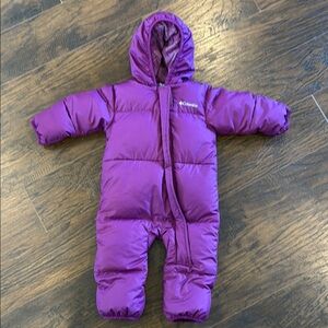 Columbia Infant Snowsuit in Vibrant Purple